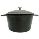 Cast Iron Bowl and Lid 3 litre Pre Seasoned