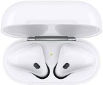 Apple AirPods 2 with Charging Case Bluetooth Headset with Mic (White, True Wireless)