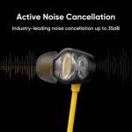 realme Buds Wireless Pro with Active Noise Cancellation (ANC) Bluetooth Headset (Yellow & Green & Orange, In the Ear)
