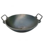 CAST IRON SMOOTH KADAI 2.5 LITRE