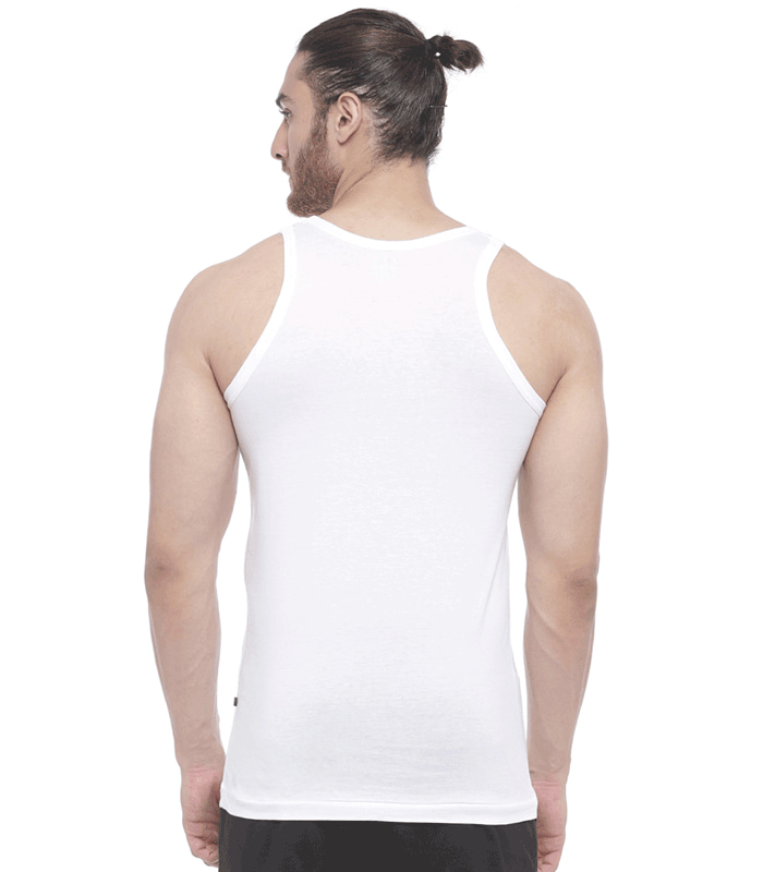 MR P. Ribbed Organic Cotton Vest for Men