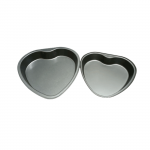 Heart Shaped Non Stick Metal Cake Mould (2 PCS)