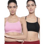 Beginners Bra Pack of 2 - BITZ  ( Black and Prism Pink )