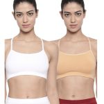 Beginners Bra Pack of 2 - BITZ  ( White and Sheep Skin )