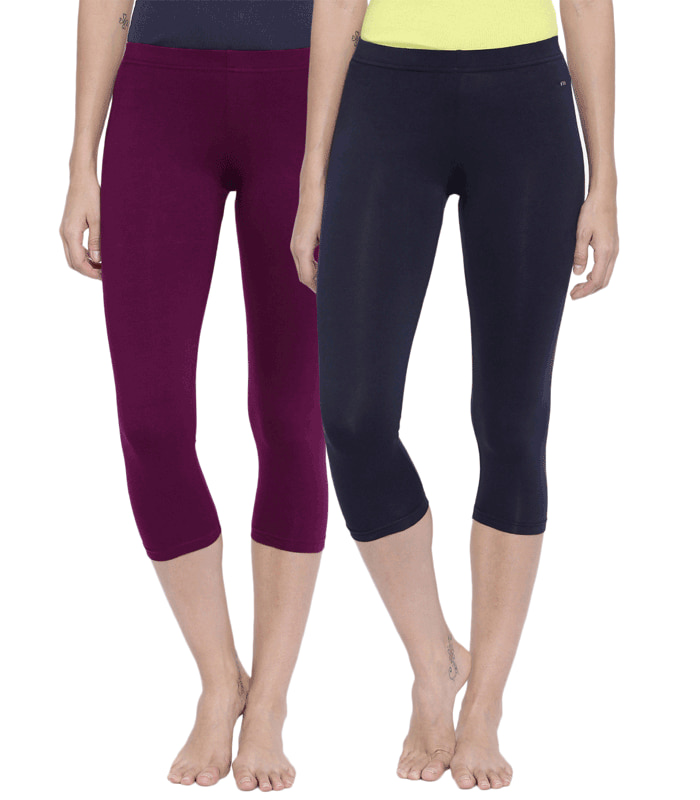 Cotton Stretchable 4 Way Capri Leggings at Rs 299, Cropped Leggings in  Pune