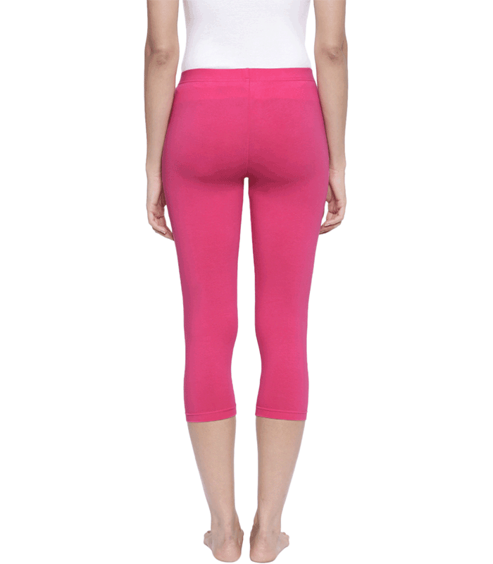 Cotton Magenta Dark Pink Lyra Capri, Casual Wear, Skin Fit at Rs 399/piece  in Kolkata