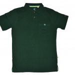 GLUETON MENS SOLID POLO T-SHIRT WITH POCKET
