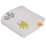 Baby Essential Print Towel- White
