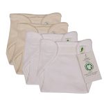 4 Set Knit Nappy (0-3 months) - White & Natural - combo