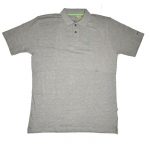GLUETON MEN'S KNITTED SOLID POLO T-SHIRT