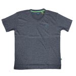 GLUETON MENS SOLID V-NECK T-SHIRT