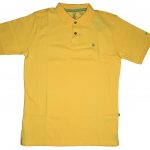 GLUETON MEN'S SOLID POLO T-SHIRT WITH SLEEVE RIB