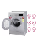 LG 6.5 kg 5 Star Fully Automatic Front Load with In-built Heater Silver (FHM1065ZDL.ALSQEIL)