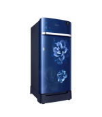 SAMSUNG 198 L Direct Cool Single Door 4 Star Refrigerator with Base Drawer (Camellia Blue, RR21T2H2XCU/HL)