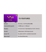 Vu 108 cm (43 inch) Full HD LED Smart Android TV (43GA)