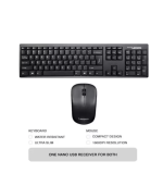 Lenovo KB MICE_BO Wireless combo 100 Eng Wireless Laptop Keyboard (Black)