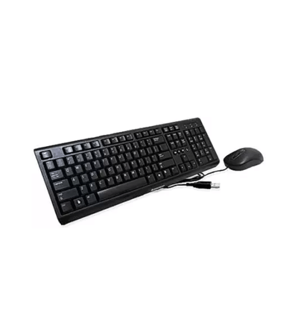 Lenovo KM4802 USB 2.0 Keyboard and Mouse Combo (Black)