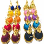 Daily wear Pearl Worked Silkthread jhumki for Women's and Girls