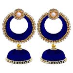 Silkthread Chanthaballi sted with jhumki hanging for Women's and Girls