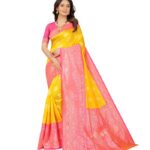 Fabulous Kanjivaram Jacquard Pure Silk Saree