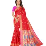 Sensational Kanjivaram Jacquard Pure Silk Saree