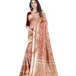Trendy Kanjivaram Jacquard Pure Silk Saree