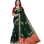 Majestic Kanjivaram Jacquard Pure Silk Saree
