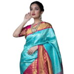 Classical Gajari Kanjivaram Jacquard Banarasi Saree